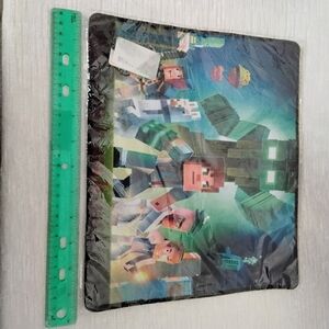 Minecraft Themed Mouse Pad 12" By 10" Larger Size